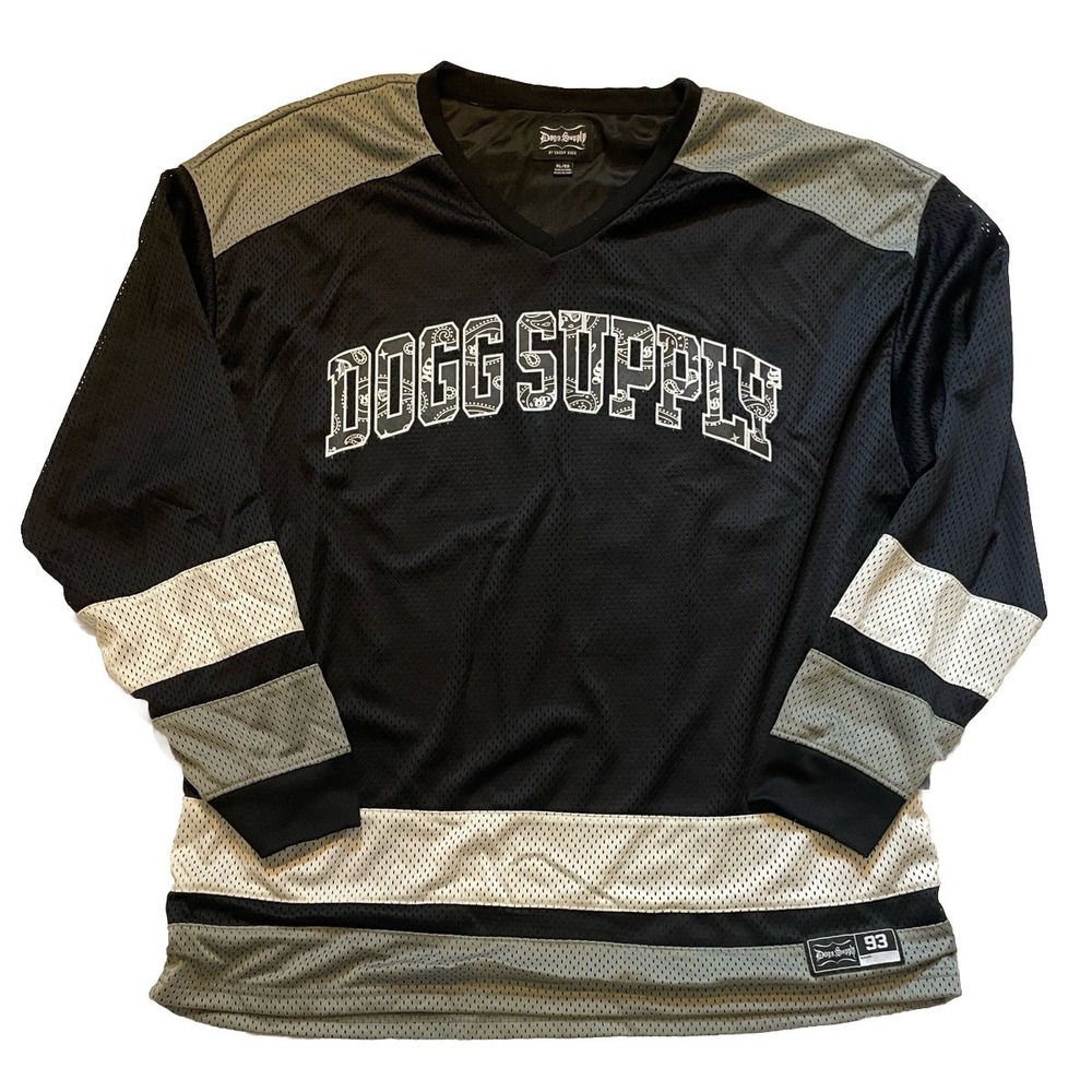 Dogg Supply by Snoop Dogg Mens Knit‎ Hockey Jersey Size XL #93